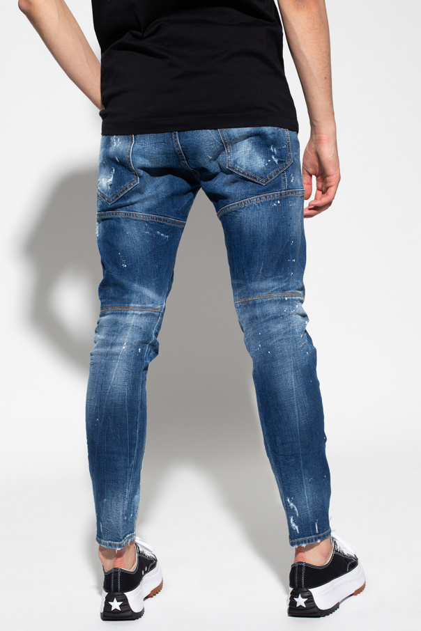 Blue 'Tidy Biker' jeans Dsquared2 - IetpShops Ukraine - Черевики